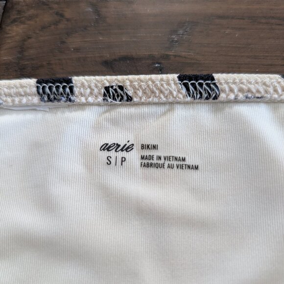 aerie bikini bottom pique animal print size small - Picture 8 of 13